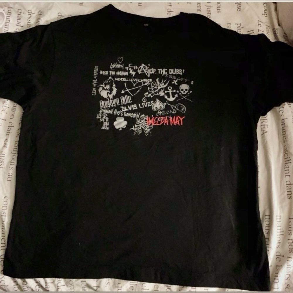 Imelda May Irish Singer 2014 Tribal Tour Tshirt Mens’ Sz 2XL XXL RARE NEW